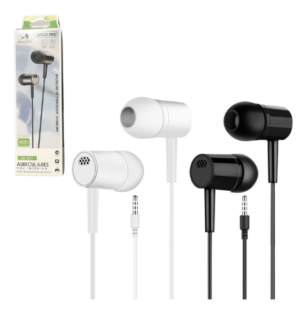 Auricular In Ear Re-d21 Microfono Boton De Llamada RE-D2